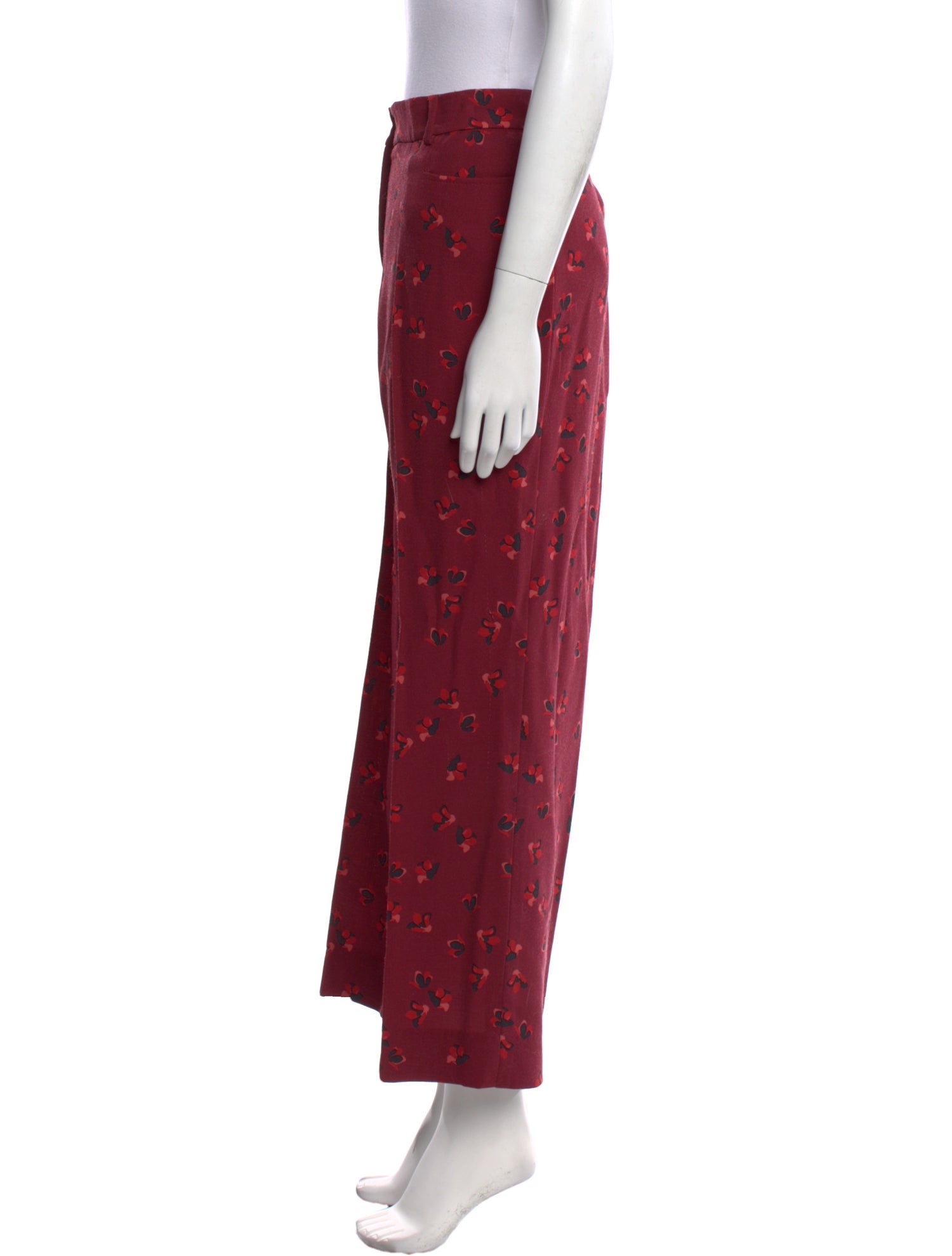 Akris Punto Wool Wide Leg Pants