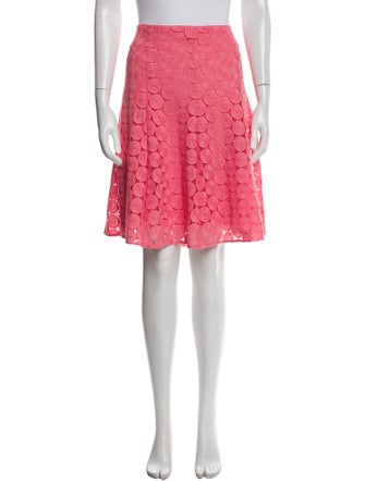 Akris Punto Lace Pattern Knee-Length Skirt