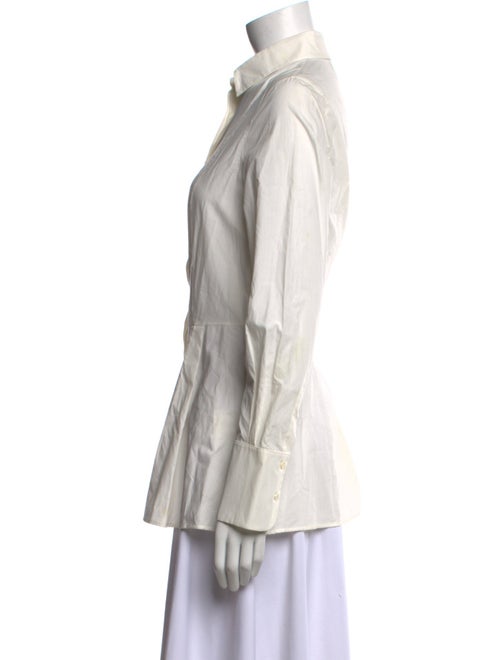 Akris Punto Long Sleeve Button-Up Top