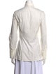 Akris Punto Long Sleeve Button-Up Top