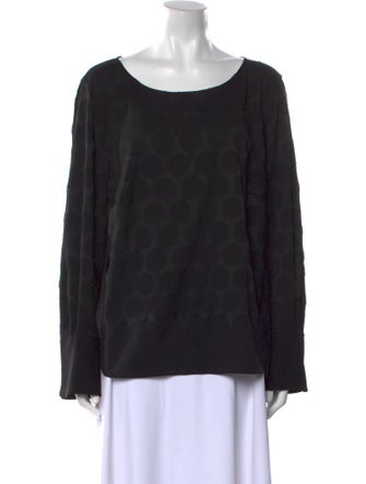 Akris Punto Bateau Neckline Long Sleeve Sweatshirt