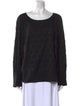 Akris Punto Bateau Neckline Long Sleeve Sweatshirt