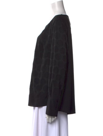 Akris Punto Bateau Neckline Long Sleeve Sweatshirt