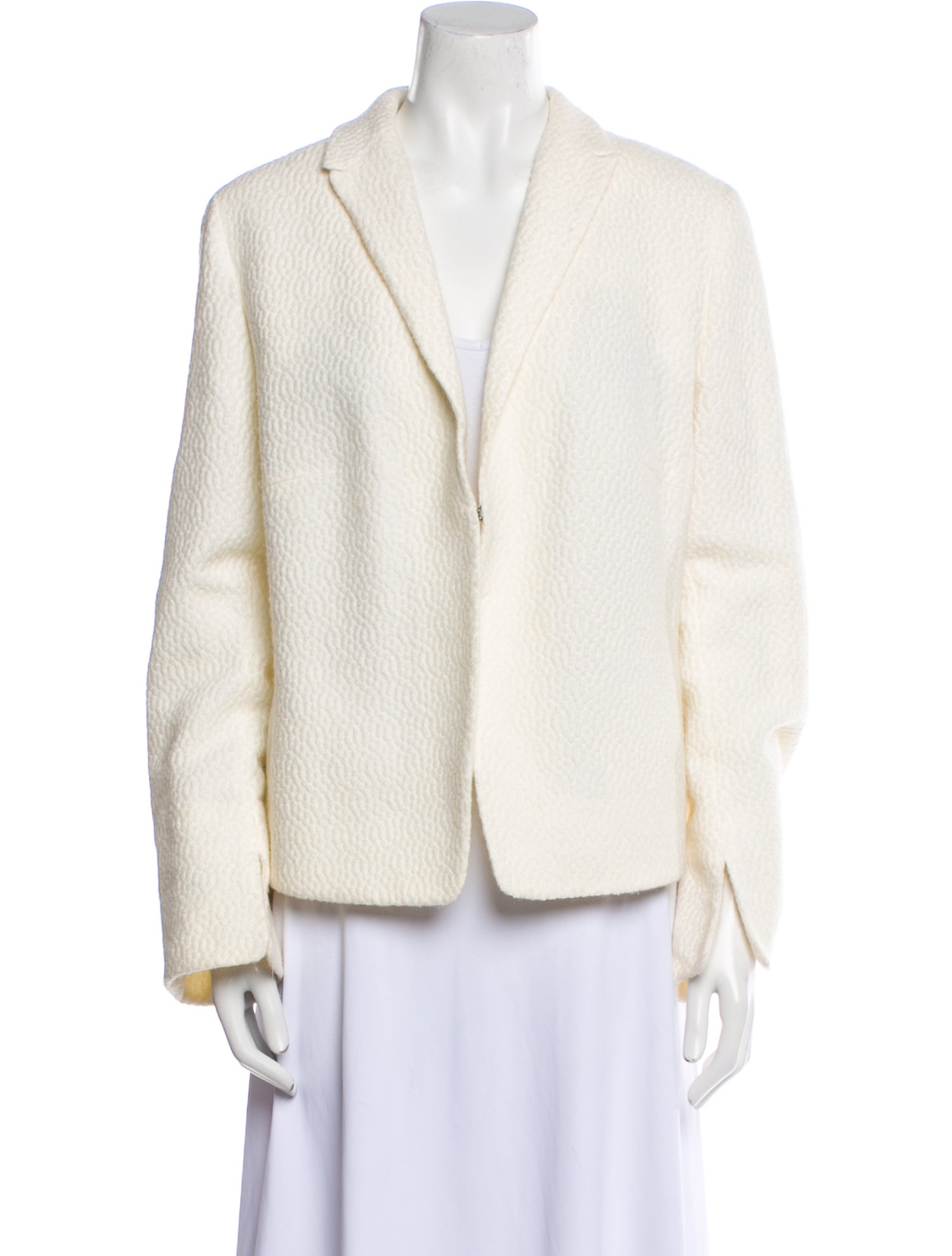 Akris Punto Tweed Pattern Blazer