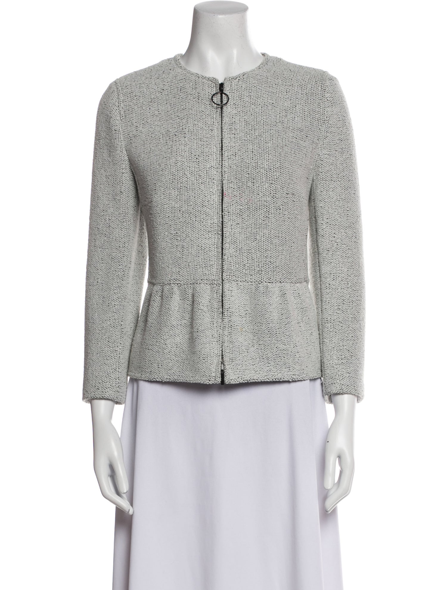 Akris Punto Tweed Pattern Evening Jacket