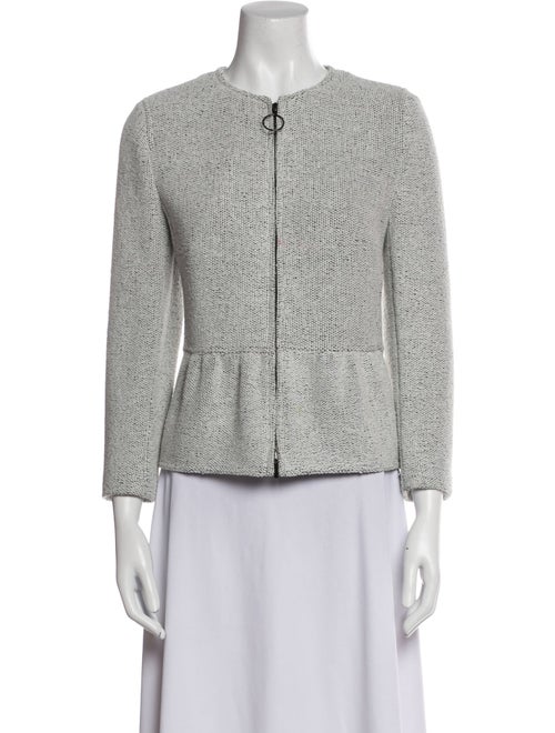 Akris Punto Tweed Pattern Evening Jacket