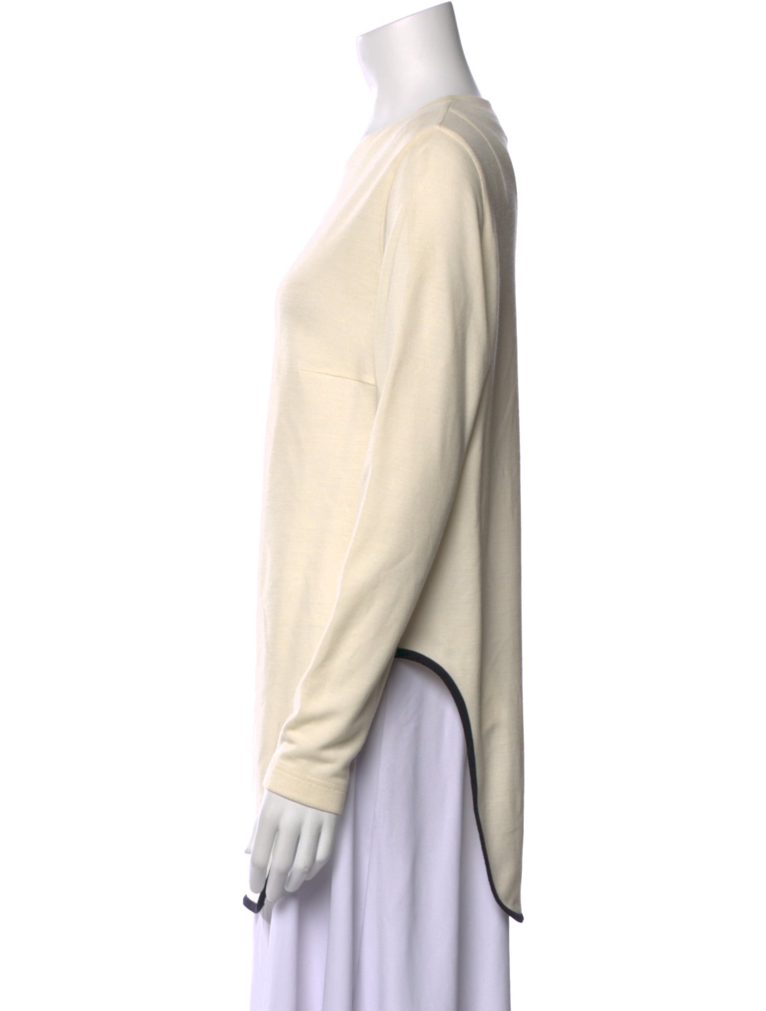 Akris Punto Scoop Neck Long Sleeve Tunic