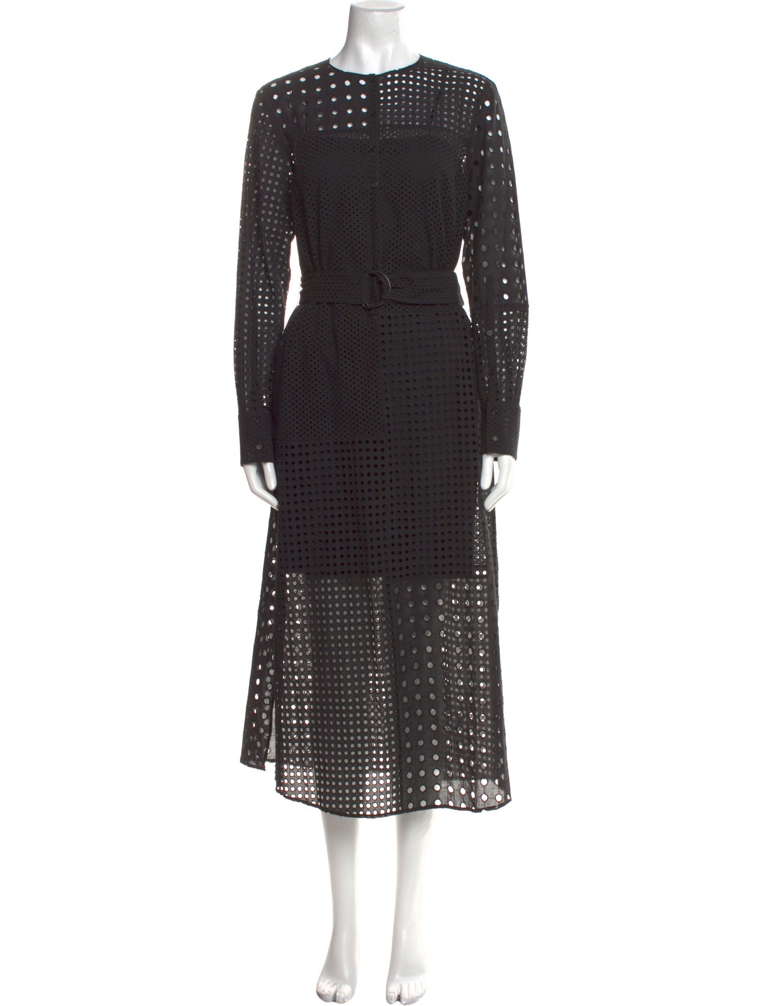 Akris Punto Crew Neck Long Dress