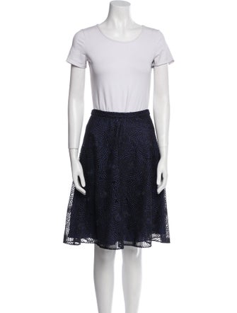 Akris Punto Lace Pattern Skirt Set