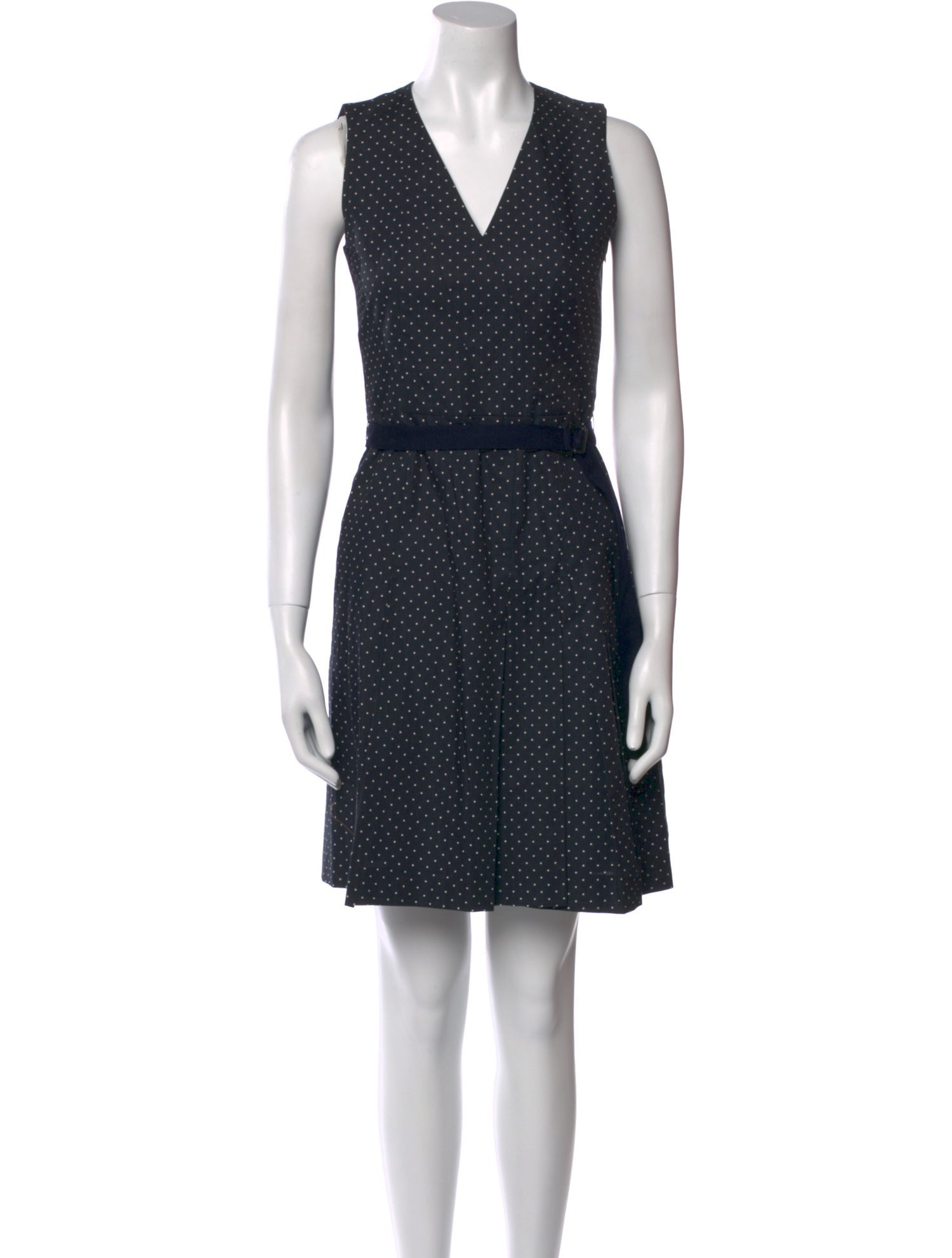 Akris Punto Polka Dot Print Mini Dress