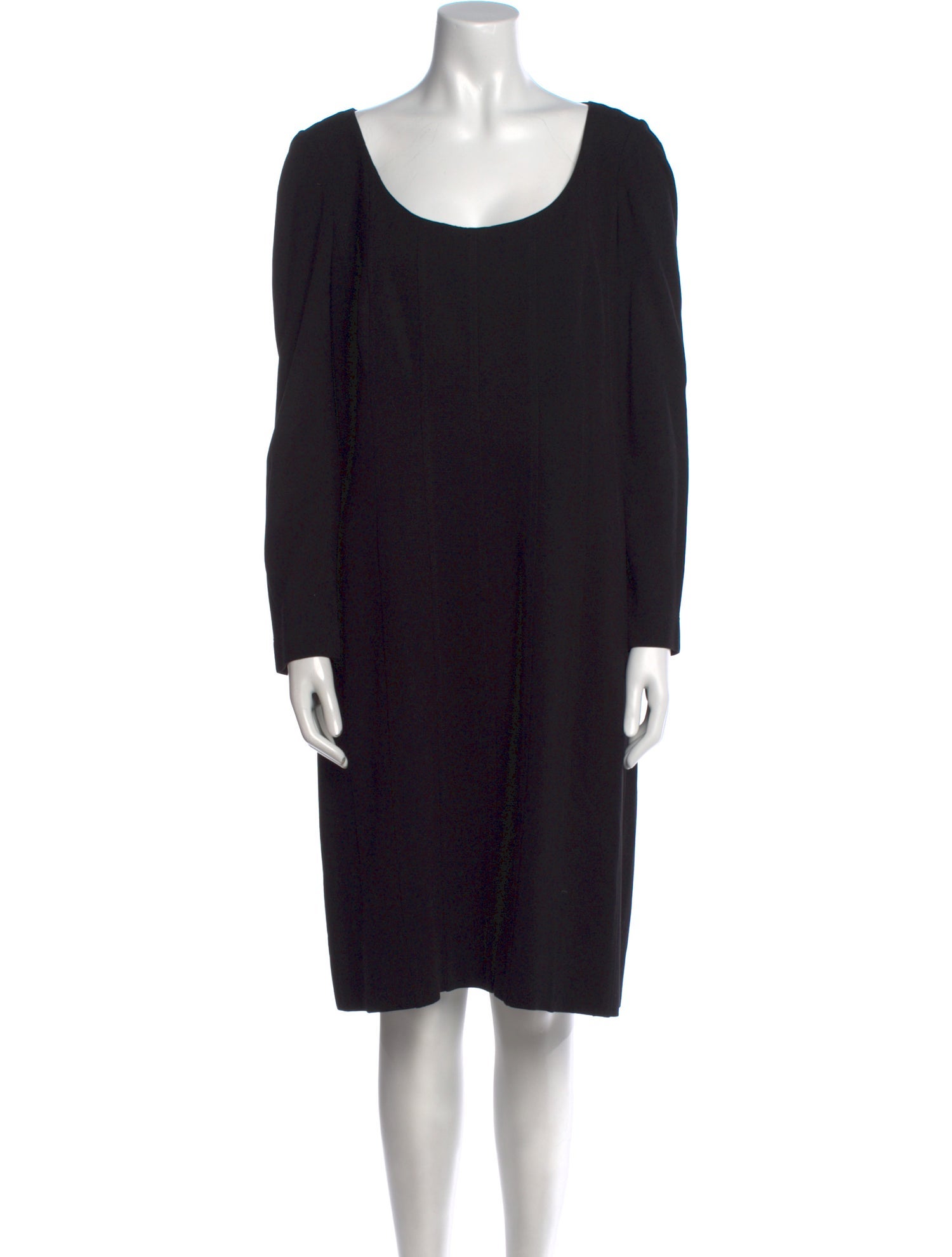 Akris Punto Scoop Neck Knee-Length Dress