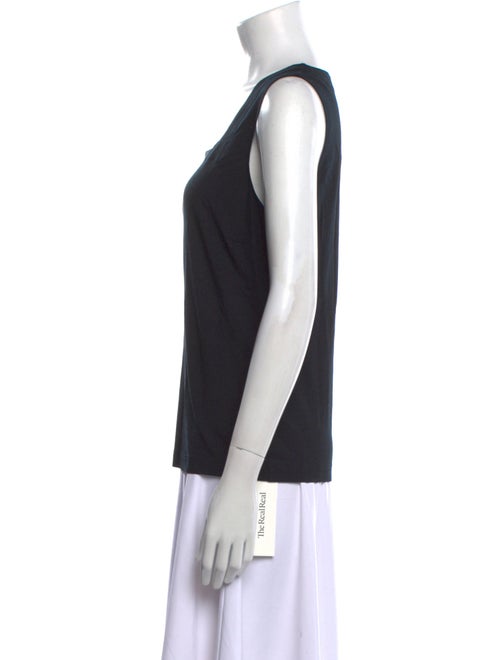 Akris Punto Virgin Wool Square Neckline Top