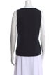 Akris Punto Virgin Wool Square Neckline Top