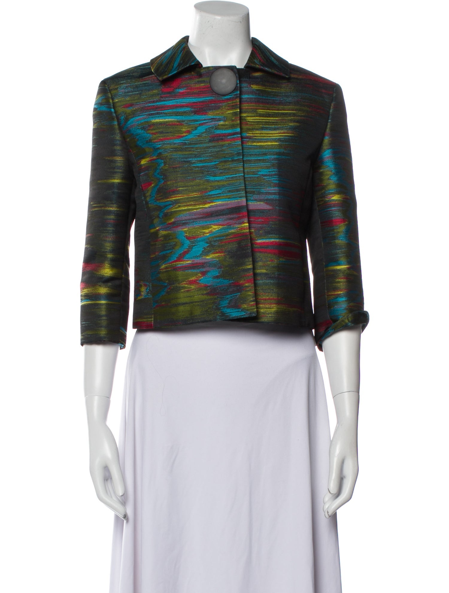 Akris Punto Striped Bolero