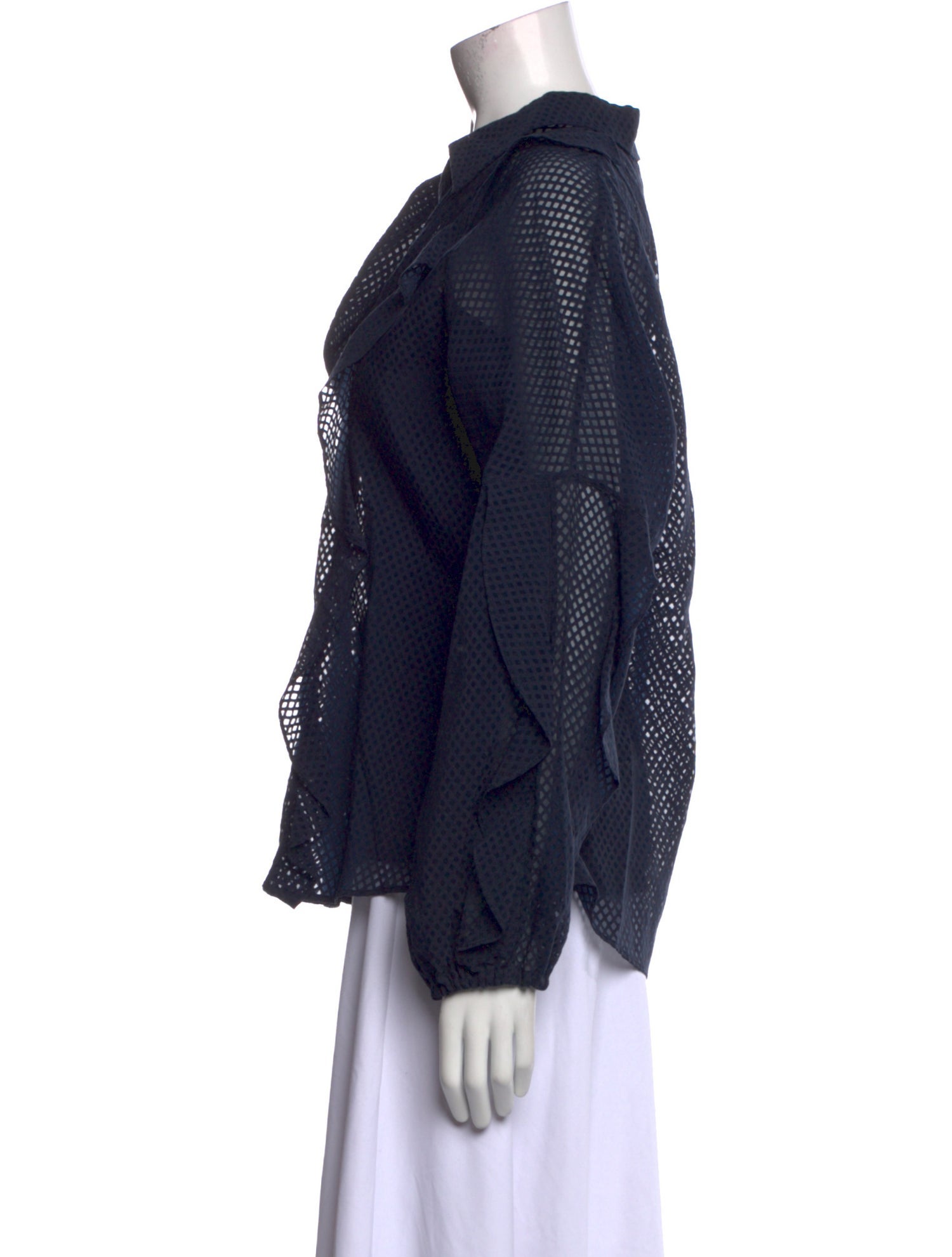 Akris Punto Long Sleeve Blouse