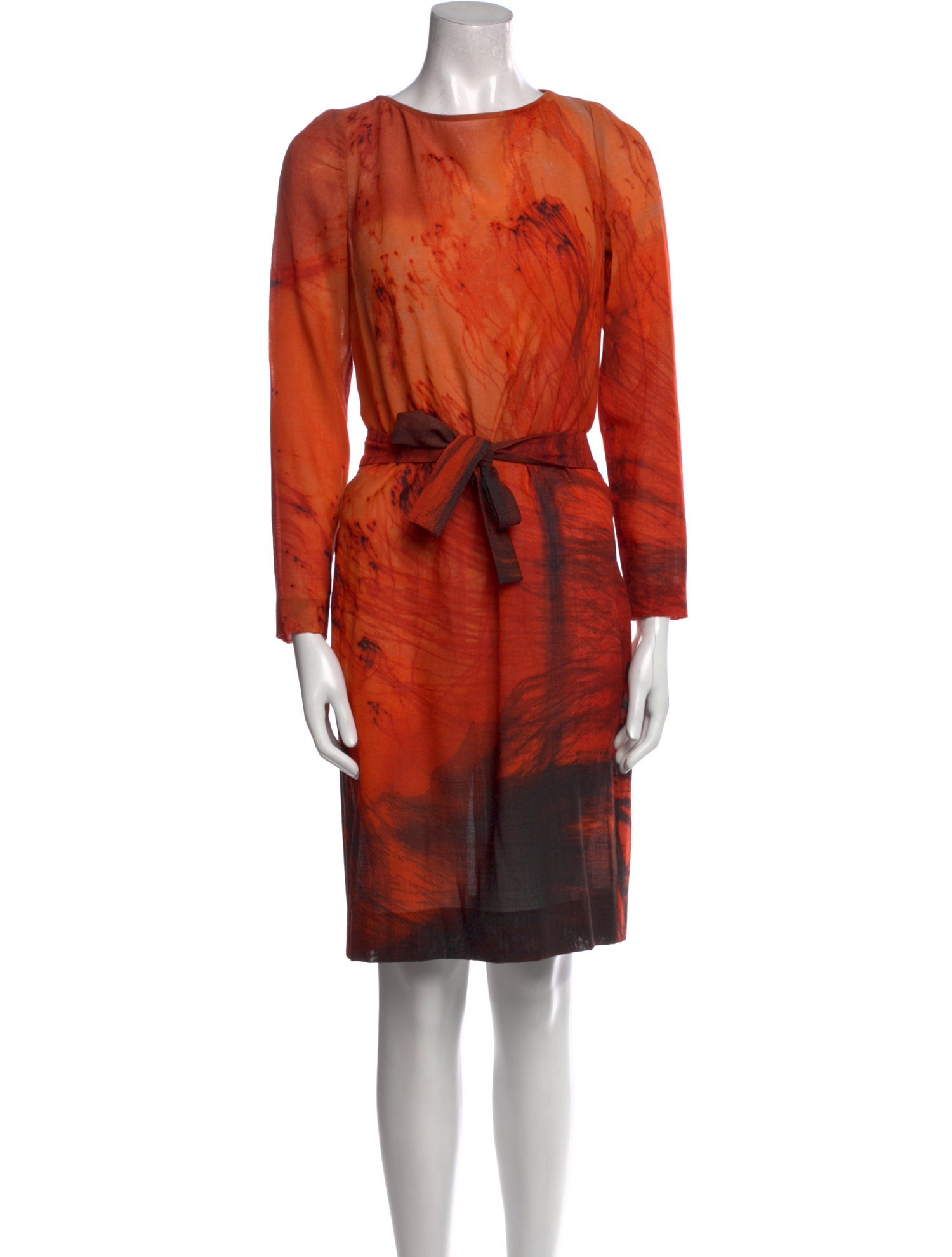 Akris Punto Wool Knee-Length Dress