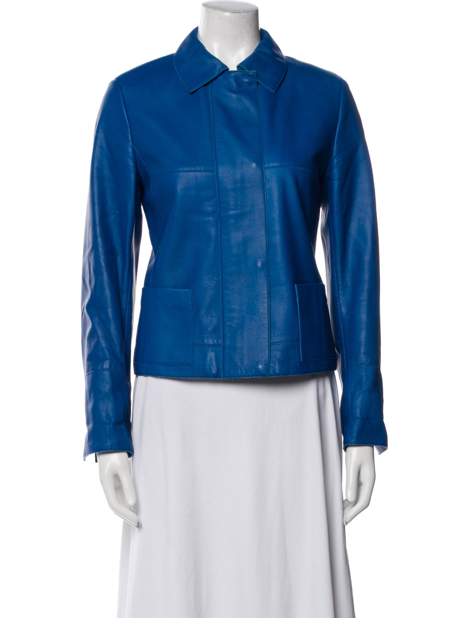 Akris Punto Lambskin Biker Jacket