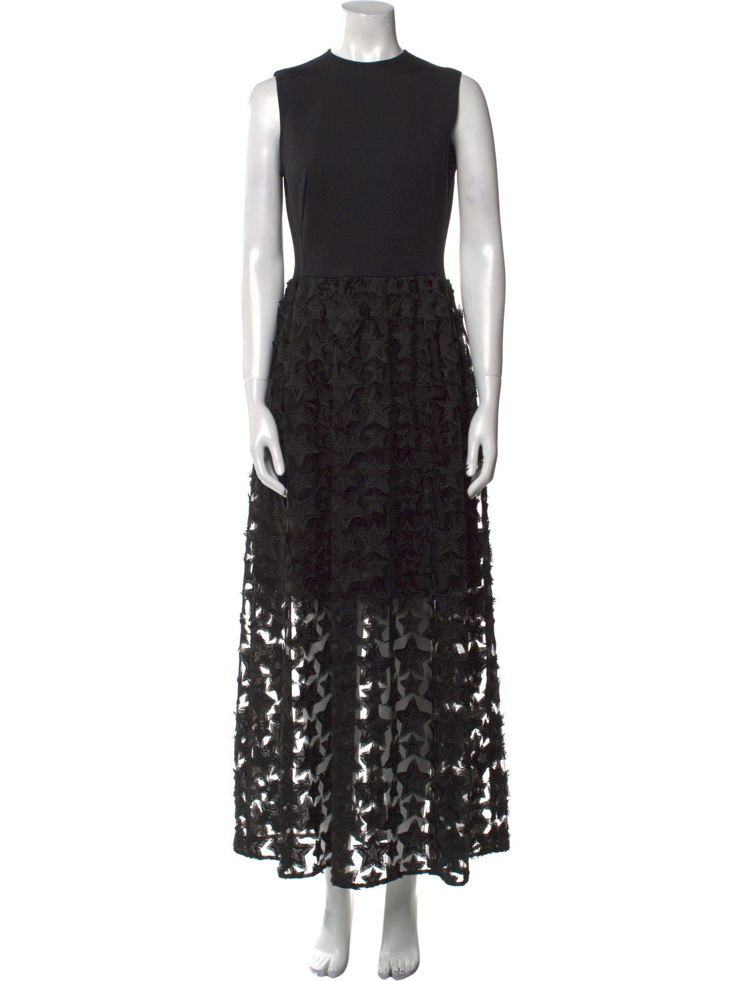 Akris Punto Lace Pattern Long Dress