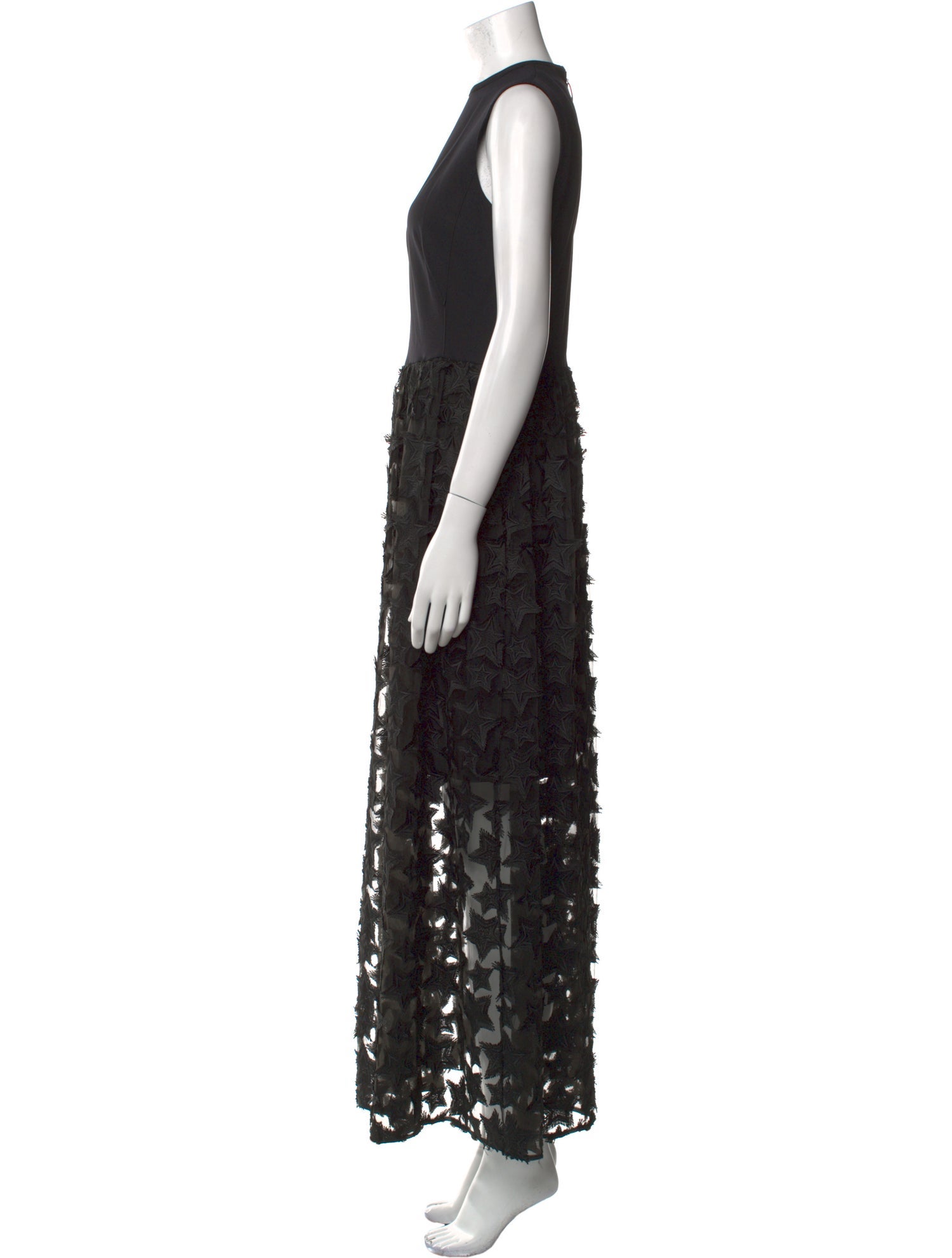 Akris Punto Lace Pattern Long Dress
