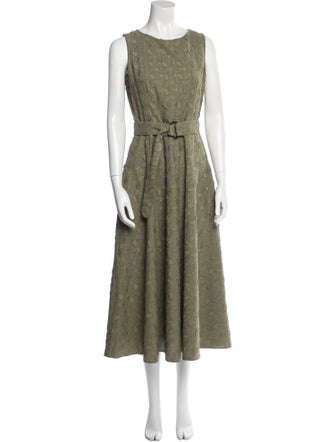 Akris Punto Printed Long Dress