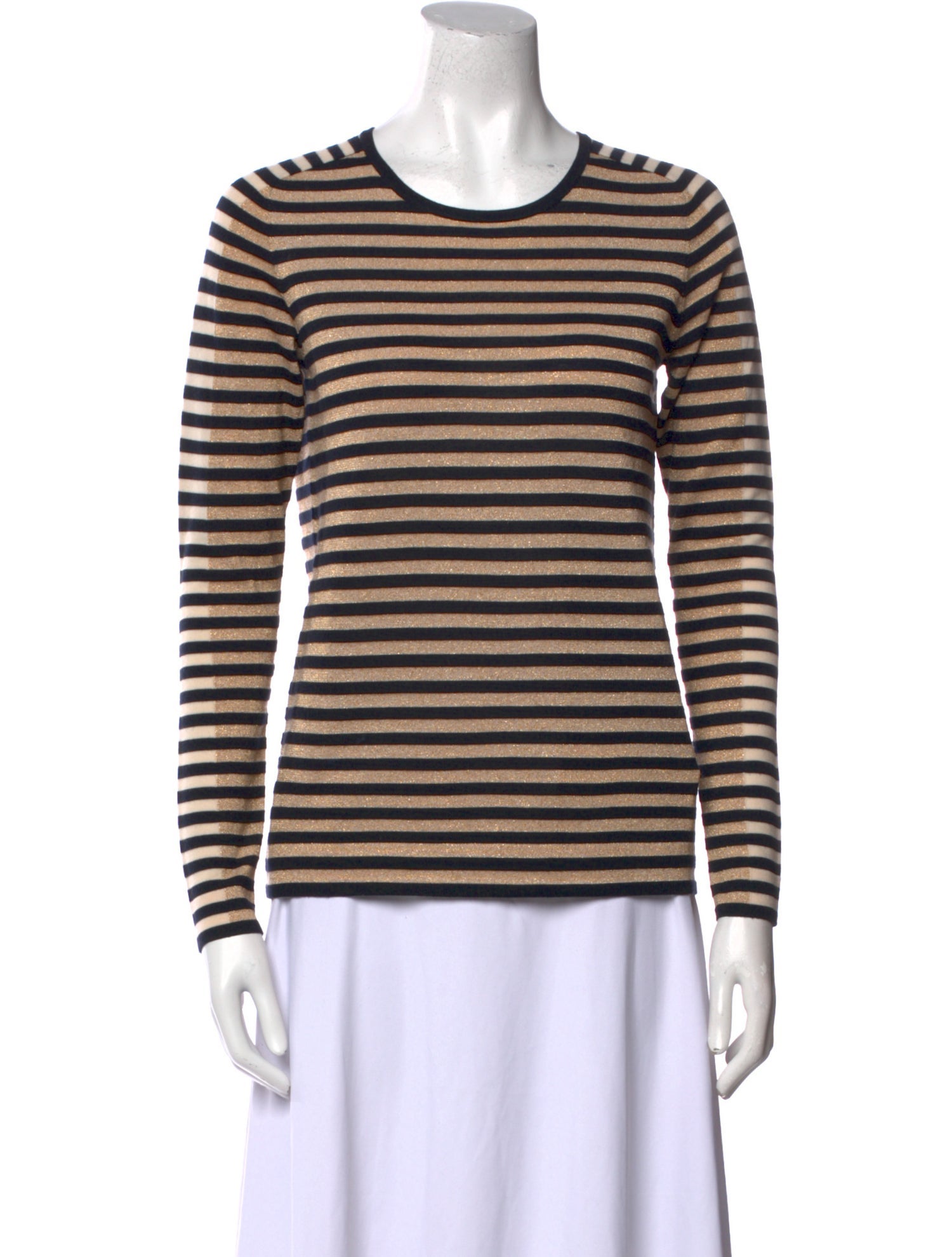 Akris Punto Wool Striped Top
