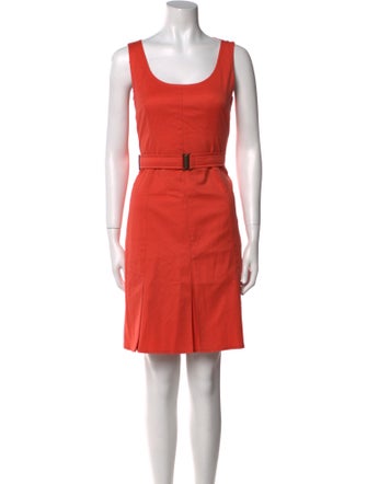 Akris Punto Scoop Neck Mini Dress