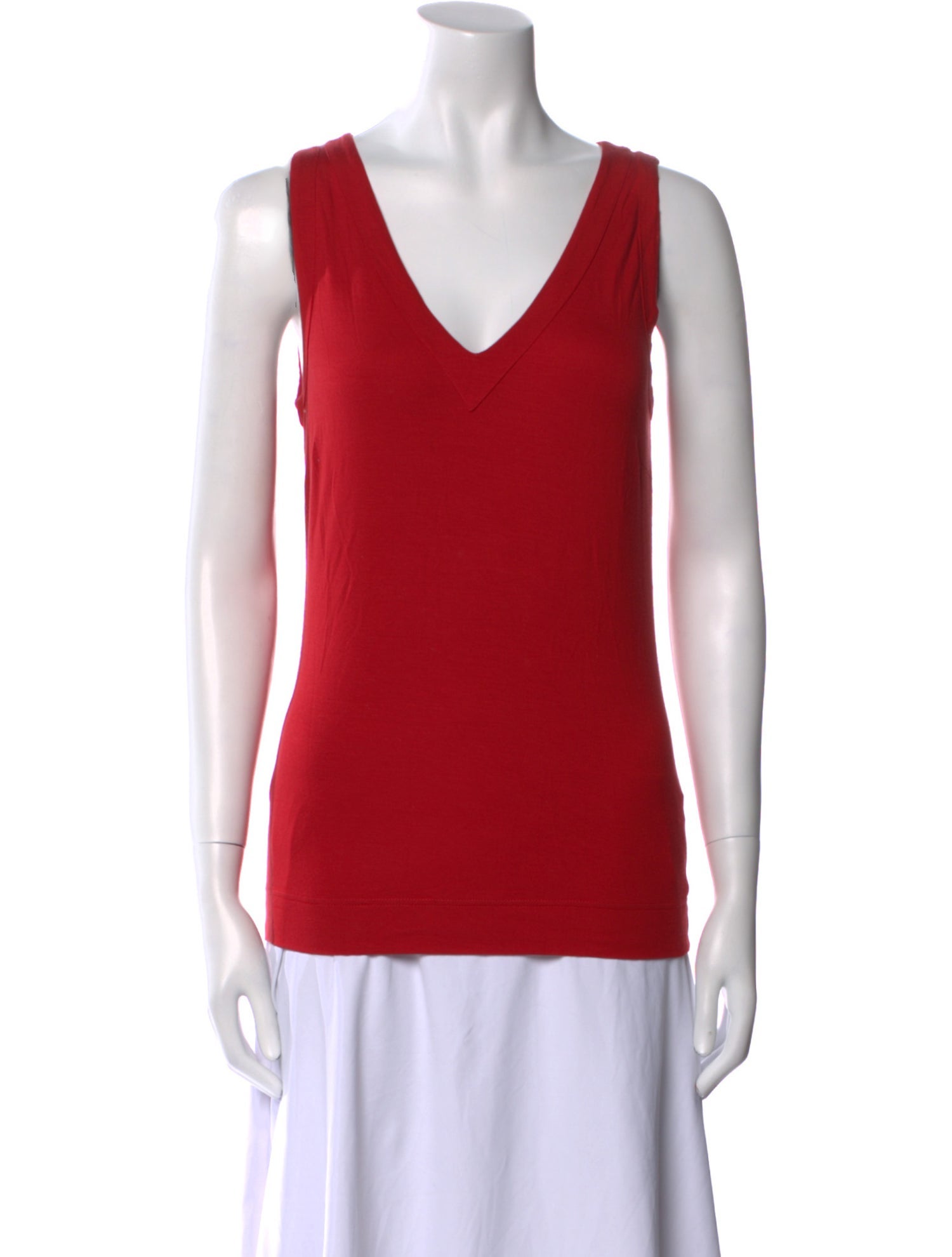 Akris Punto V-Neck Sleeveless Top