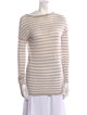 Akris Punto Striped Scoop Neck Tunic