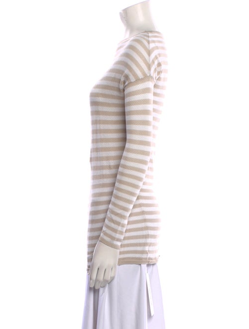Akris Punto Striped Scoop Neck Tunic