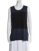Akris Punto Wool Colorblock Pattern Top