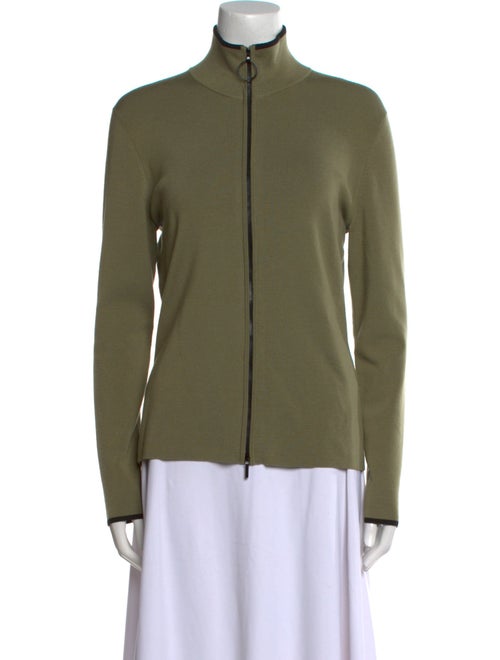 Akris Punto Virgin Wool Mock Neck Sweater