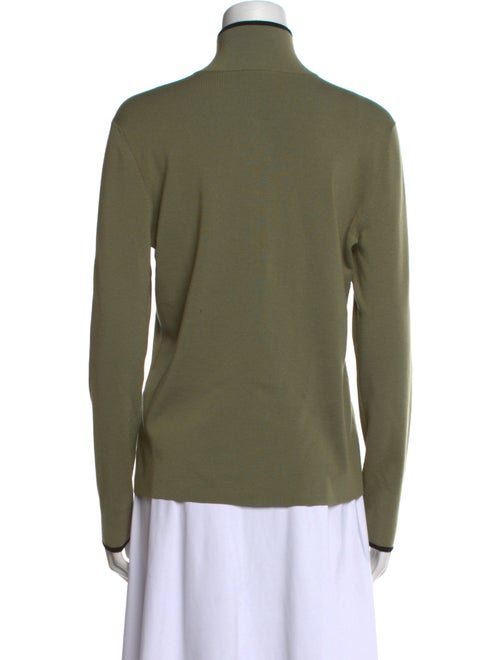 Akris Punto Virgin Wool Mock Neck Sweater