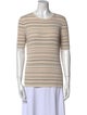 Akris Punto Virgin Wool Striped T-Shirt