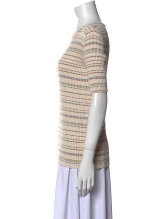Akris Punto Virgin Wool Striped T-Shirt