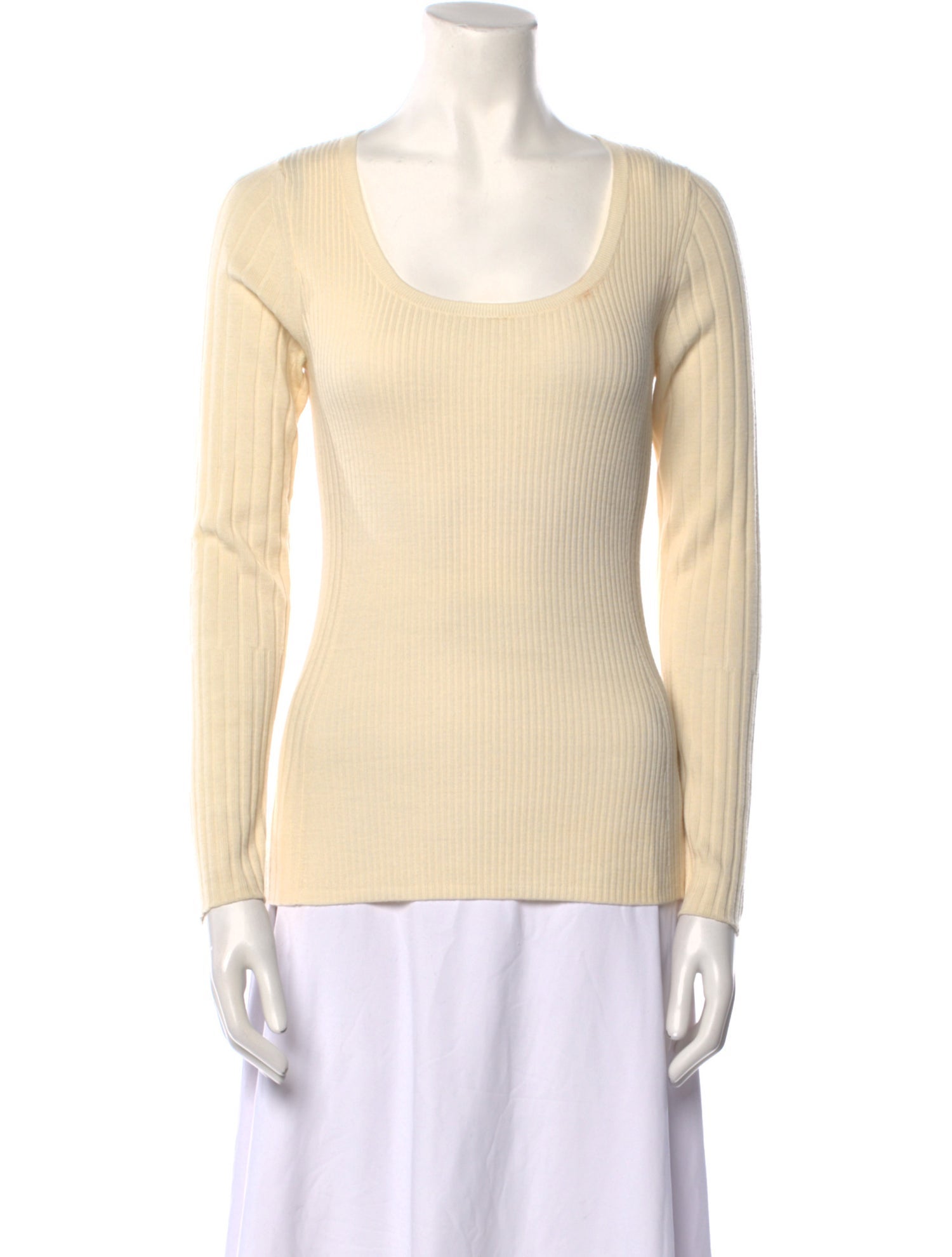 Akris Punto Virgin Wool Scoop Neck Sweater