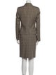Akris Punto Plaid Print Skirt Suit