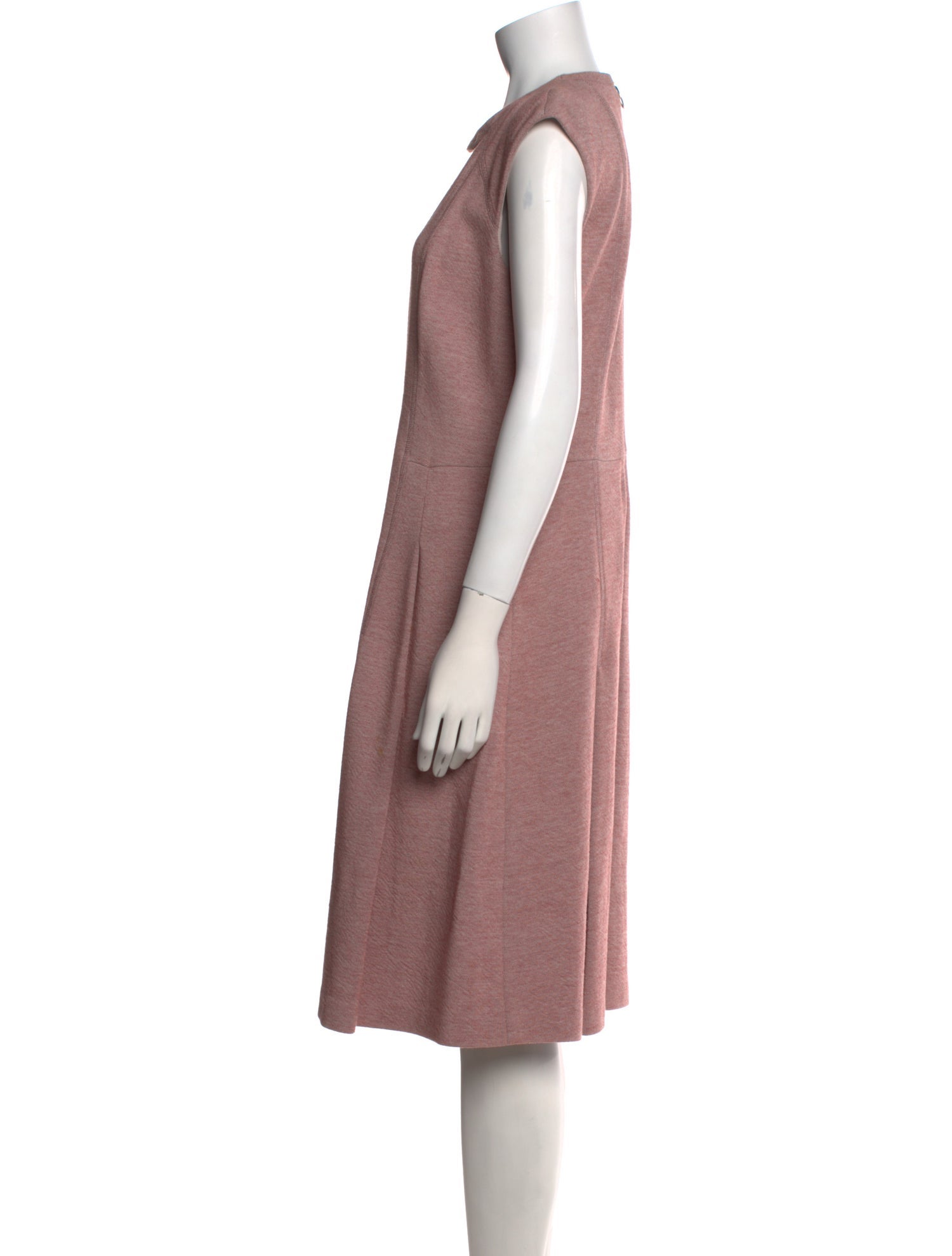 Akris Punto Crew Neck Midi Length Dress