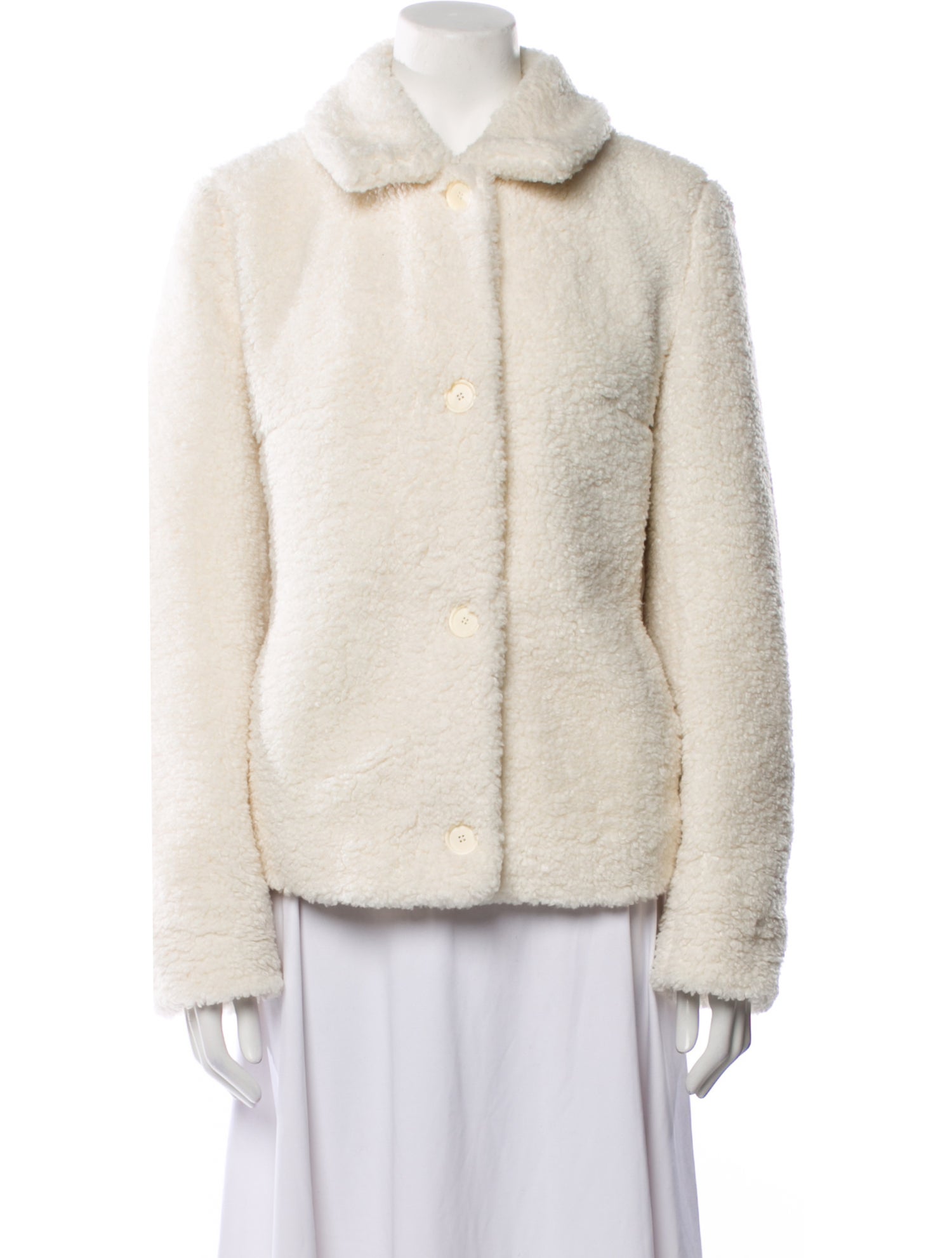 Akris Punto Faux Fur Jacket