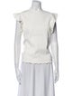 Akris Punto Bateau Neckline Short Sleeve Top