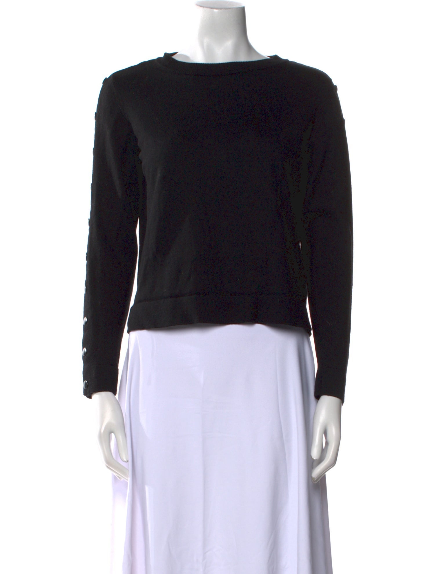 Akris Punto Virgin Wool Scoop Neck Sweater