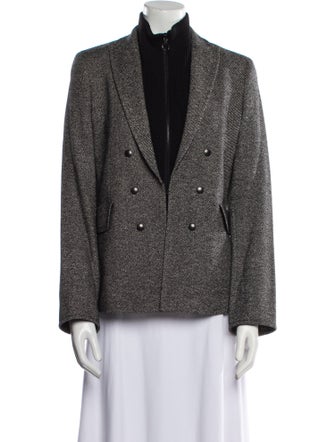 Akris Punto Wool Tweed Pattern Blazer
