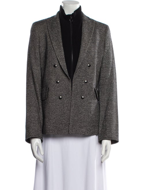 Akris Punto Wool Tweed Pattern Blazer