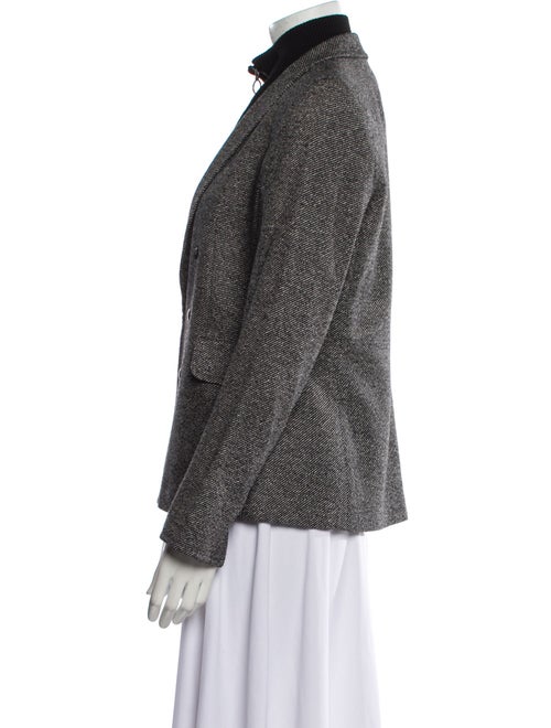 Akris Punto Wool Tweed Pattern Blazer