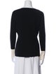 Akris Punto Virgin Wool Square Neckline Sweater