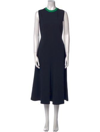 Akris Punto Wool Midi Length Dress