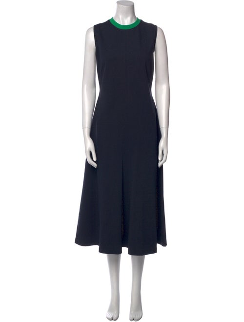 Akris Punto Wool Midi Length Dress
