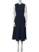 Akris Punto Wool Midi Length Dress