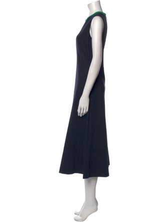 Akris Punto Wool Midi Length Dress