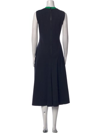Akris Punto Wool Midi Length Dress