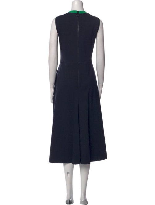 Akris Punto Wool Midi Length Dress